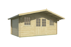 Tuindeco Gartenhaus Rika 320 x 500 / 44mm natur oder imprägniert