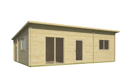 Tuindeco Gartenhaus Las Palmas 850 x 595 / 44mm natur oder imprägniert