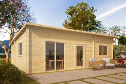 Tuindeco Gartenhaus Las Palmas 850 x 595 / 44mm natur oder imprägniert