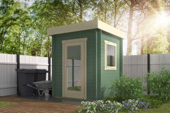 Tuindeco Gartenhaus Frankie 200 x 200 / 40mm natur oder...