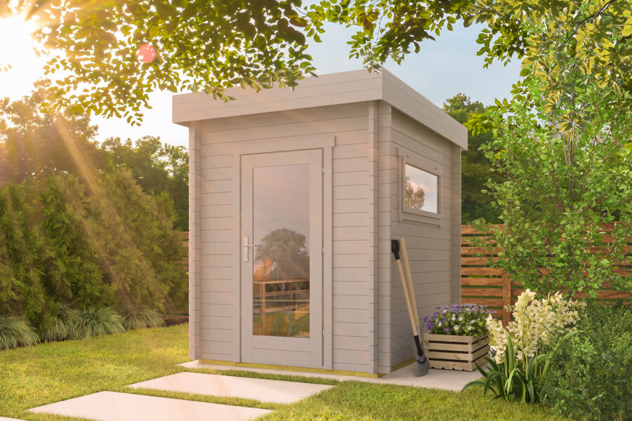 Tuindeco Gartenhaus Samuel 250 x 200 / 40mm natur oder imprägniert