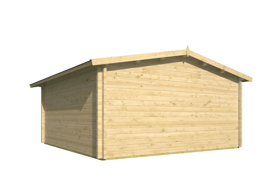 Tuindeco Gartenhaus Dingle 500 x 500 / 70mm natur oder imprägniert