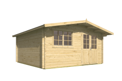Tuindeco Gartenhaus Dingle 500 x 500 / 70mm natur oder imprägniert