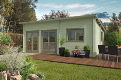 Tuindeco Gartenhaus Moderna 532 x 702 / 44mm natur oder...