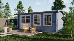Tuindeco Gartenhaus Sophie 350 x 550 / 40mm natur oder...