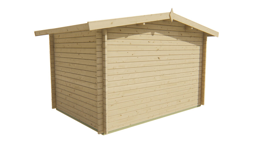 Tuindeco Gartenhaus Philip 250 x 350 / 40mm natur oder imprägniert