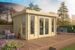 Tuindeco Gartenhaus Victoria 300 x 410 / 58mm natur oder imprägniert