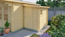 Tuindeco Gartenhaus Toilettenanbau 220 x 160 / 28mm natur...