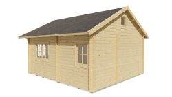 Tuindeco Gartenhaus Llanes 530 x 490 / 44mm natur oder...