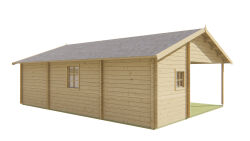Tuindeco Gartenhaus Javea 808 x 595 / 44mm natur oder...