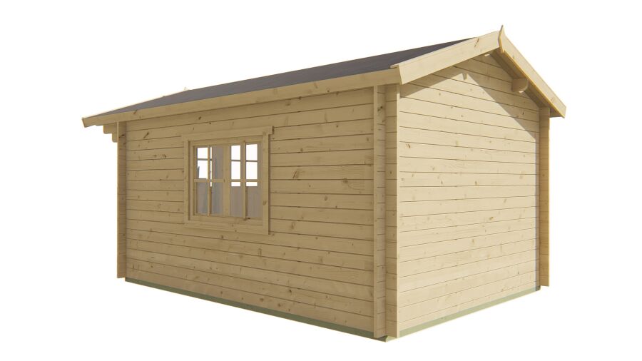 Tuindeco Gartenhaus Pamplona 400 x 300 / 34mm natur oder imprägniert