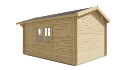 Tuindeco Gartenhaus Pamplona 400 x 300 / 34mm natur oder...