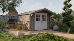 Tuindeco Gartenhaus Pamplona 400 x 300 / 34mm natur oder imprägniert