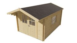 Tuindeco Gartenhaus Pamplona 400 x 300 / 34mm natur oder imprägniert