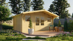 Tuindeco Gartenhaus Karen 320 x 500 / 40mm natur oder...
