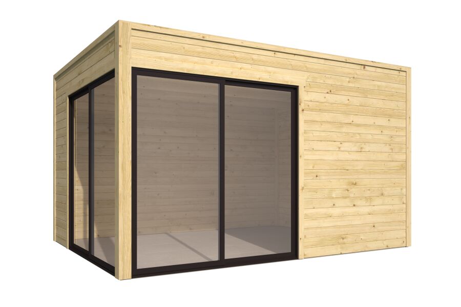Tuindeco Gartenhaus Rico 300 x 400 / 28mm natur oder imprägniert