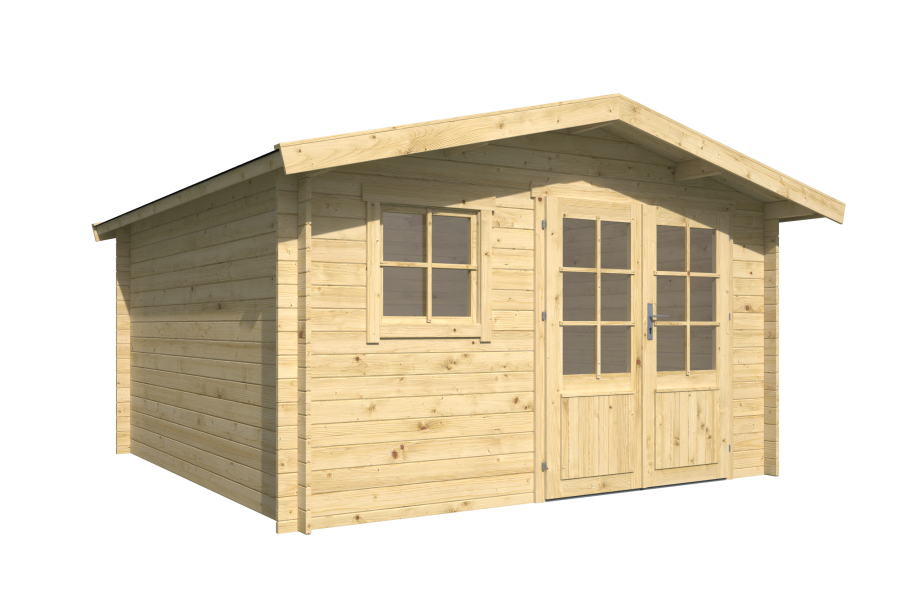 Tuindeco Gartenhaus Otto 360 x 360 / 28mm natur oder imprägniert