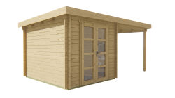 Tuindeco Gartenhaus Eirunn 248 x 250 / 28mm natur oder imprägniert