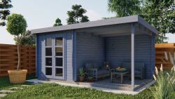 Tuindeco Gartenhaus Eirunn 248 x 250 / 28mm natur oder imprägniert