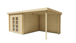 Tuindeco Gartenhaus Hasse 298 x 298 / 28mm natur oder...