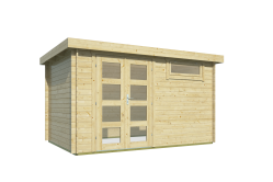 Tuindeco Gartenhaus Ulmod 260 x 380 / 28mm natur oder...