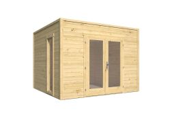 Tuindeco Gartenhaus Tino 275 x 300 / 28mm natur oder...