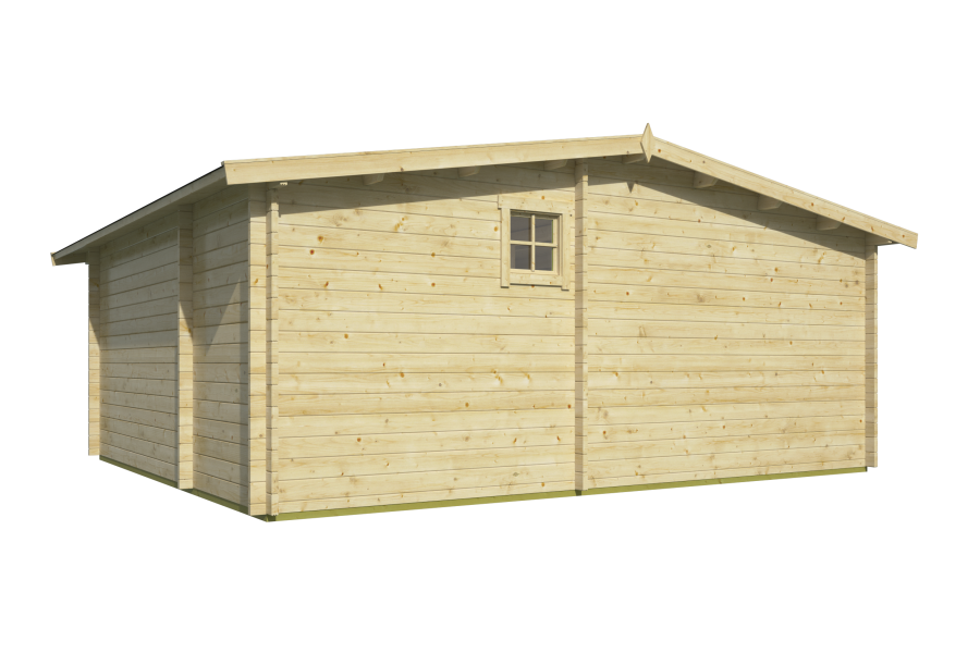 Tuindeco Gartenhaus Cantabria 520 x 595 / 44mm unbehandelt