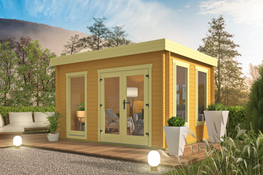 Tuindeco Gartenhaus Jason 300 x 400 / 40mm braun imprägniert