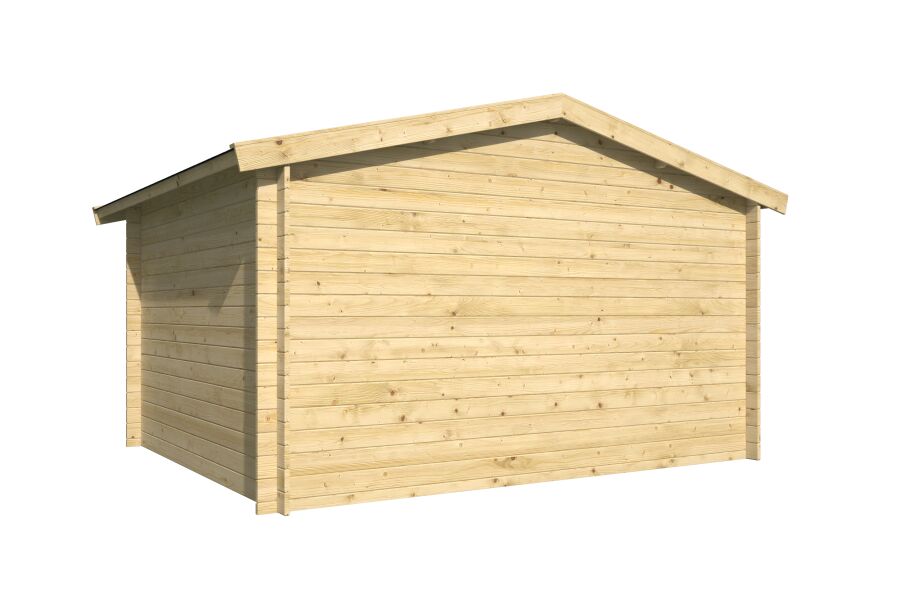 Tuindeco Gartenhaus Fritz 300 x 360 / 28mm braun imprägniert