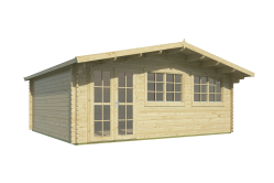 Tuindeco Gartenhaus Tova 500 x 595 / 44mm Red Class Wood imprägniert