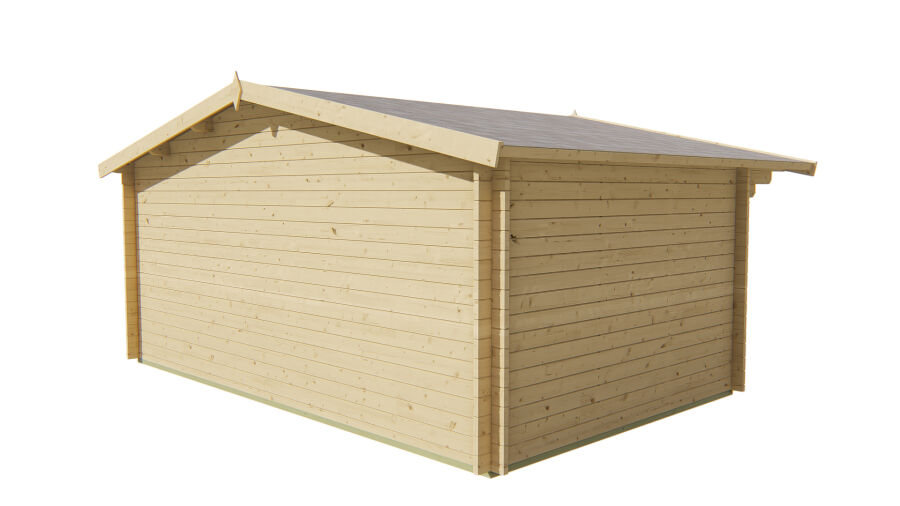 Tuindeco Gartenhaus Karen 320 x 500 / 40mm grün imprägniert