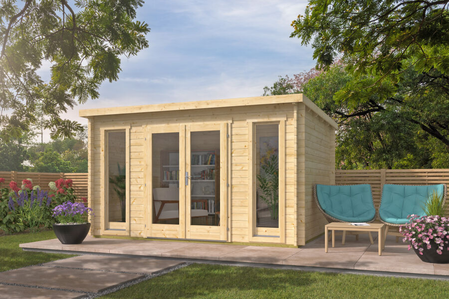 Tuindeco Gartenhaus Maggie 300 x 400 / 40mm honiggelb imprägniert