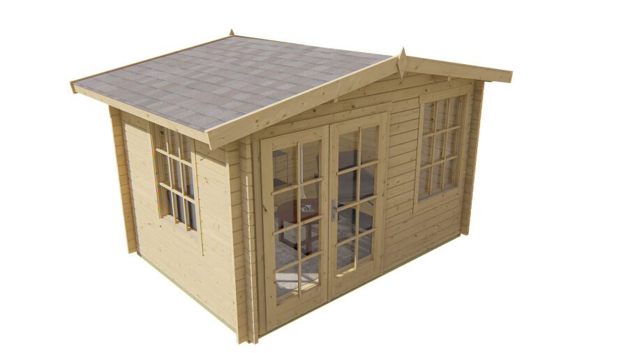 Tuindeco Gartenhaus Philip 250 x 350 / 40mm unbehandelt