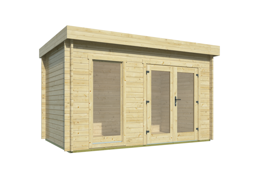 Tuindeco Gartenhaus Alana 250 x 400 / 40mm honiggelb imprägniert