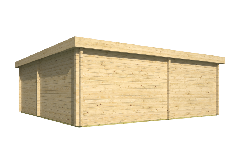 Tuindeco Gartenhaus Bridgend 380 x 380 / 70mm unbehandelt