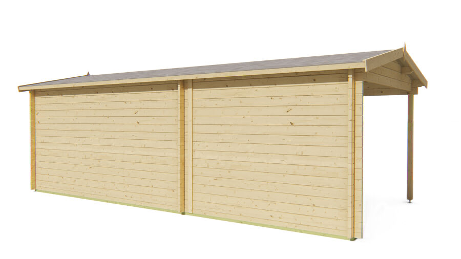 Tuindeco Gartenhaus Skeg 340 x 420 / 44mm Red Class Wood imprägniert
