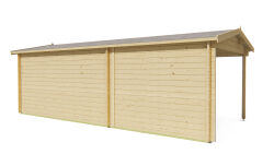 Tuindeco Gartenhaus Skeg 340 x 420 / 44mm honiggelb imprägniert