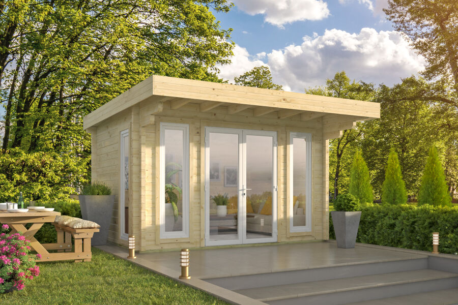 Tuindeco Gartenhaus Whitegate 299 x 400 / 70mm grün imprägniert