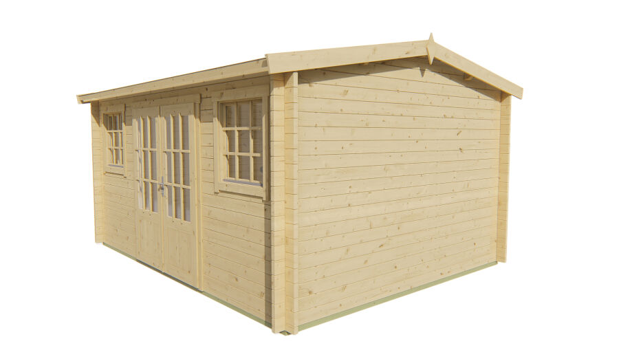 Tuindeco Gartenhaus Jenny 350 x 450 / 40mm braun imprägniert