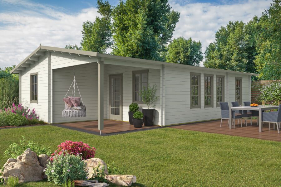Tuindeco Gartenhaus FORMIGAL 1032 x 773 / 70mm Red Class Wood imprägniert