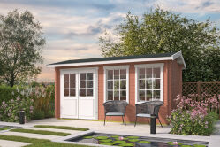 Tuindeco Gartenhaus Shannon 250 x 450 / 40mm grün imprägniert