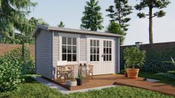 Tuindeco Gartenhaus Chloe 300 x 400 / 40mm Red Class Wood imprägniert