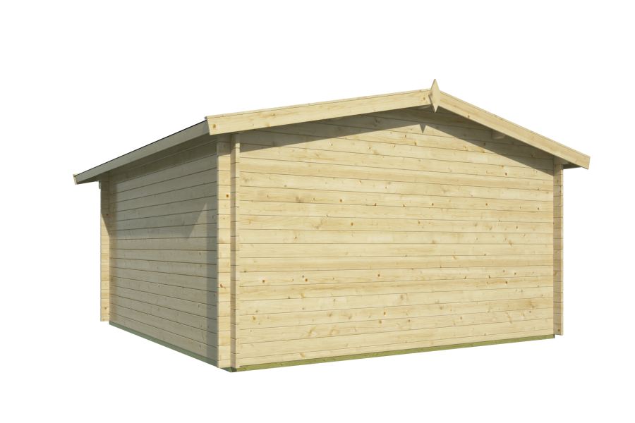 Tuindeco Gartenhaus Torrent 400 x 400 / 34mm Red Class Wood imprägniert