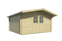 Tuindeco Gartenhaus Torrent 400 x 400 / 34mm Red Class Wood imprägniert