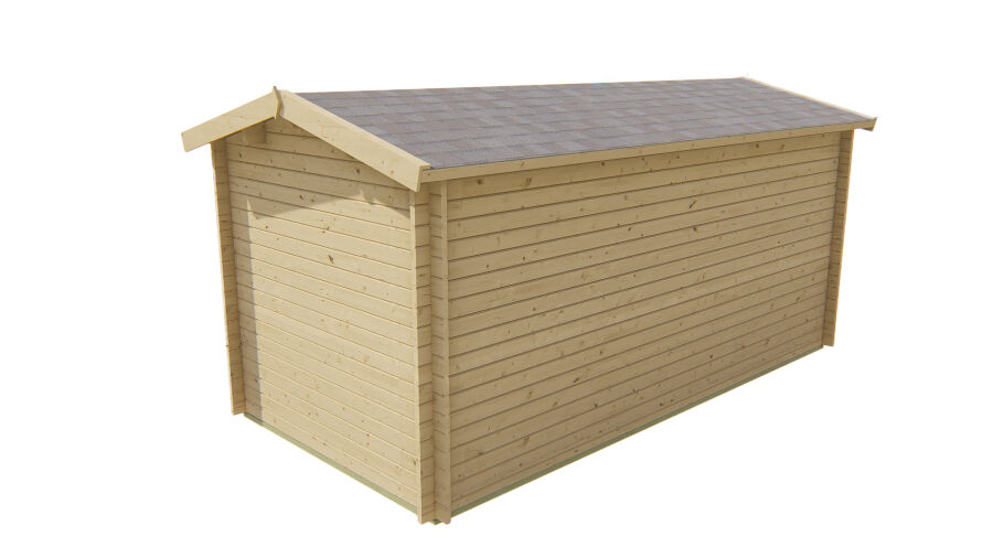 Tuindeco Gartenhaus Justine 250 x 500 / 40mm honiggelb imprägniert