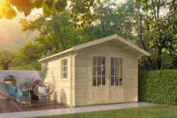 Tuindeco Gartenhaus Peggie 400 x 300 / 40mm braun imprägniert