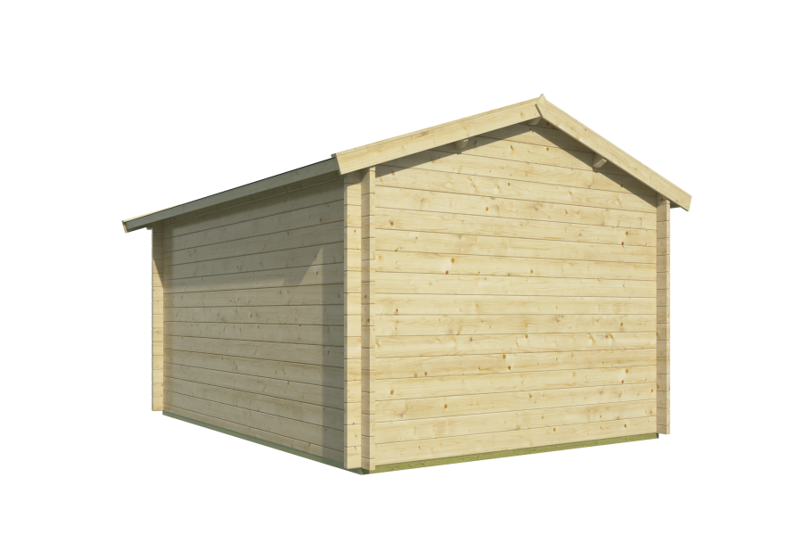 Tuindeco Gartenhaus Peggie 400 x 300 / 40mm grün imprägniert