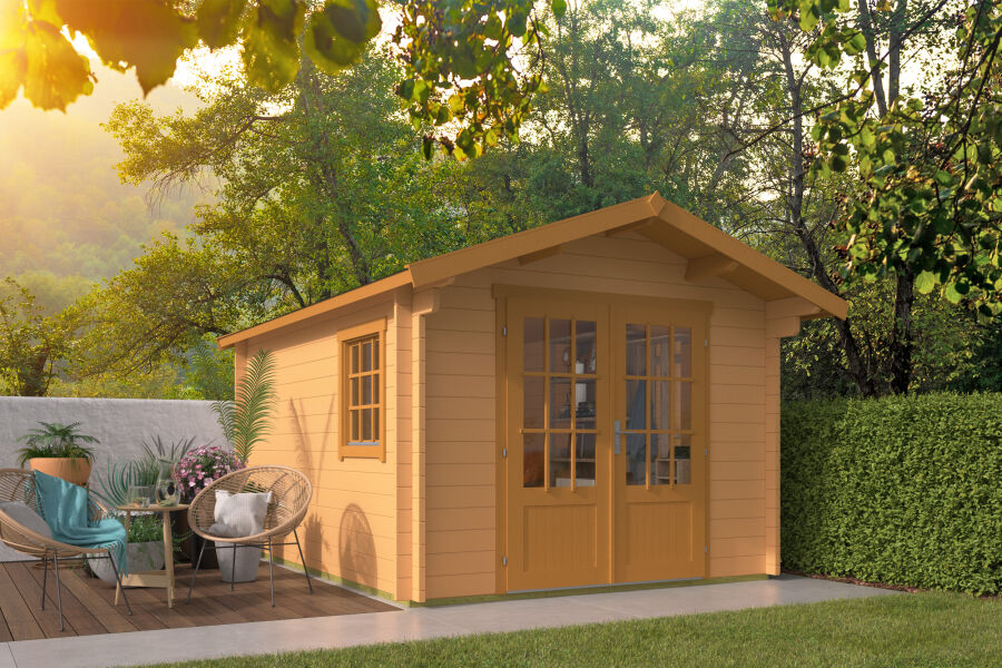 Tuindeco Gartenhaus Peggie 400 x 300 / 40mm grün imprägniert