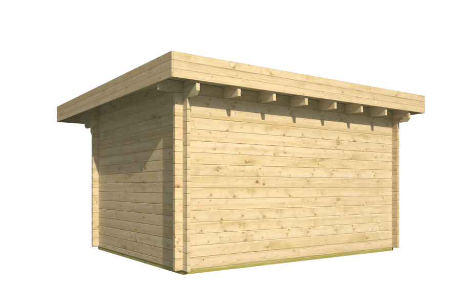 Tuindeco Gartenhaus James 300 x 400 / 44mm unbehandelt