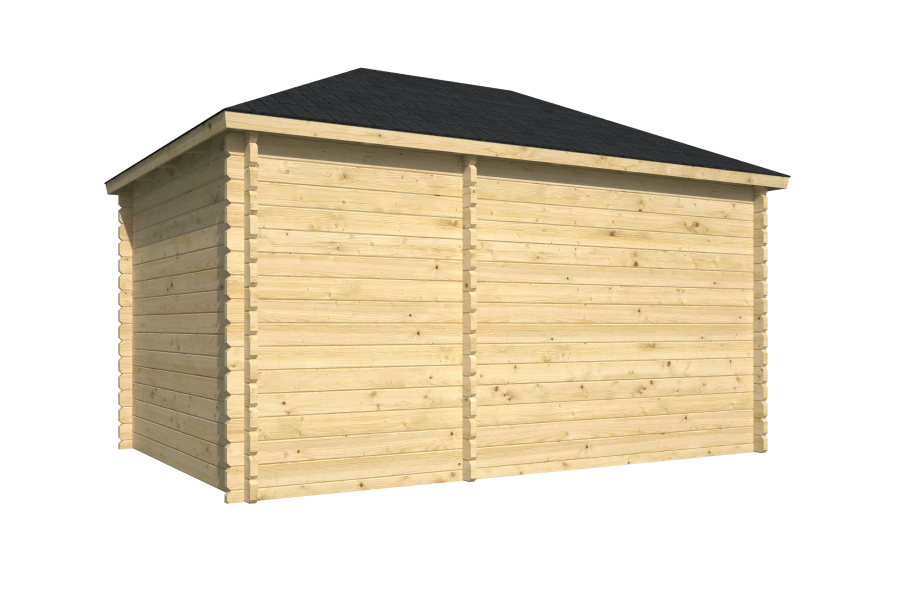 Tuindeco Gartenhaus Agnes 300 cm x 440 cm / 44 mm Red Class Wood imprägniert